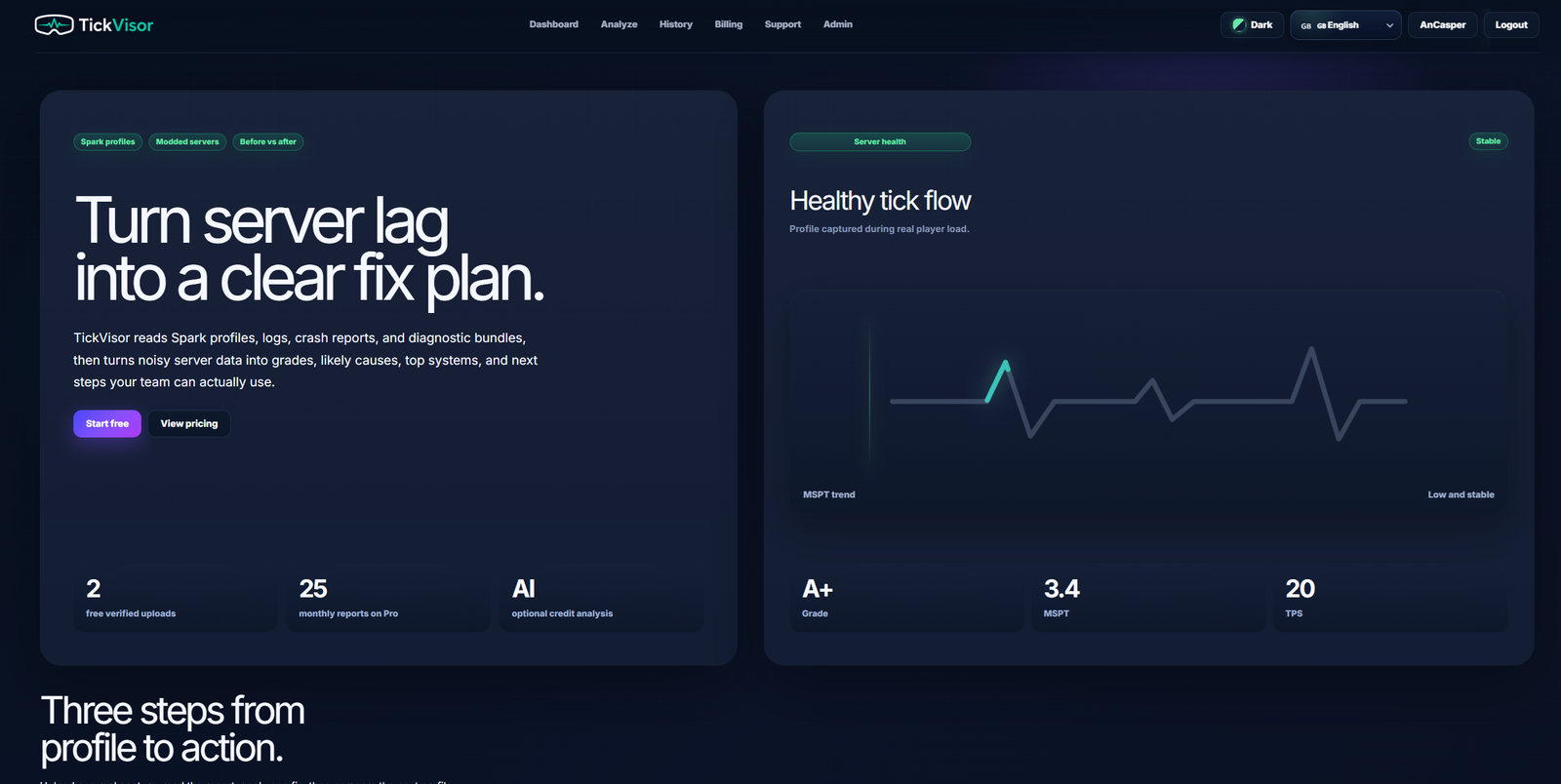 TickVisor website preview