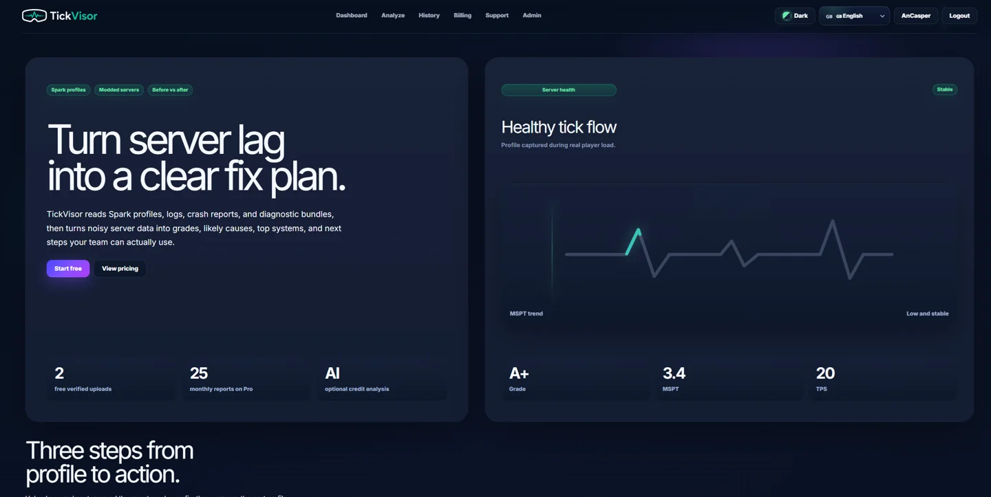 TickVisor website interface